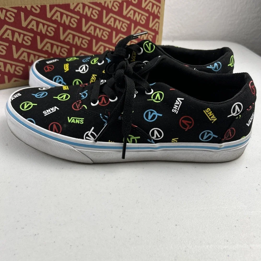 Vans Doheny‎ Rainbow Logo Low Top Lace-ups Women's 6.5 W/Box